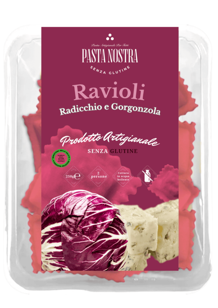 Ravioli Gorgonzola e Radicchio 125g